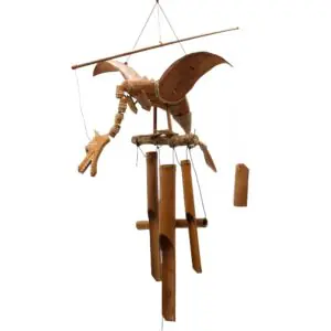 Coconut Dragon Wind Chime – The Flying Guardian of Your Garden