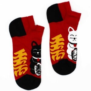 Hop Hare Bamboo Socks Low (3.5-6.5) - Lucky Cat
