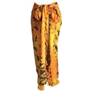 Bali Gecko Sarongs – Versatile Summer Sarong & Scarf Collection - Yellow