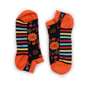 Hop Hare Bamboo Socks Low (3.5-6.5) - Mandala Flowers