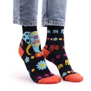 Hop Hare Bamboo Socks - Cosmic Elephant 