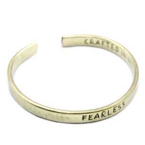 Inspiration Bracelet - Brass Selection - Choose your message