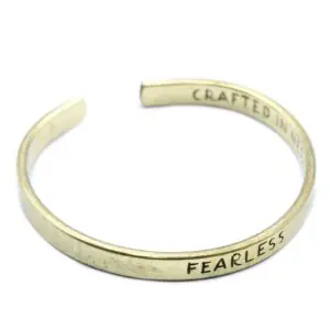 Inspiration Bracelet - Brass Selection - Choose your message
